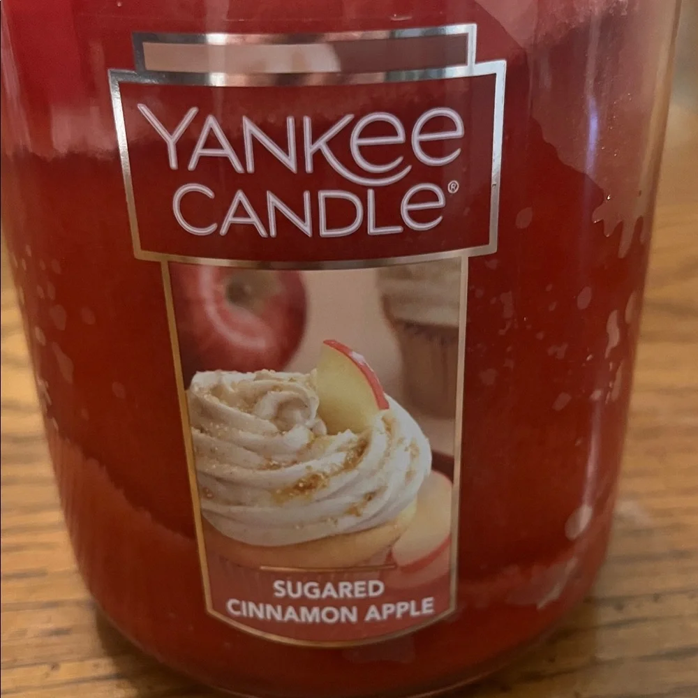 Yankee Candle Sugared Cinnamon Apple Jar Candle, new‎